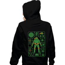 Load image into Gallery viewer, Daily_Deal_Shirts Zippered Hoodies, Unisex / Small / Black Michelangelo Model Sprue
