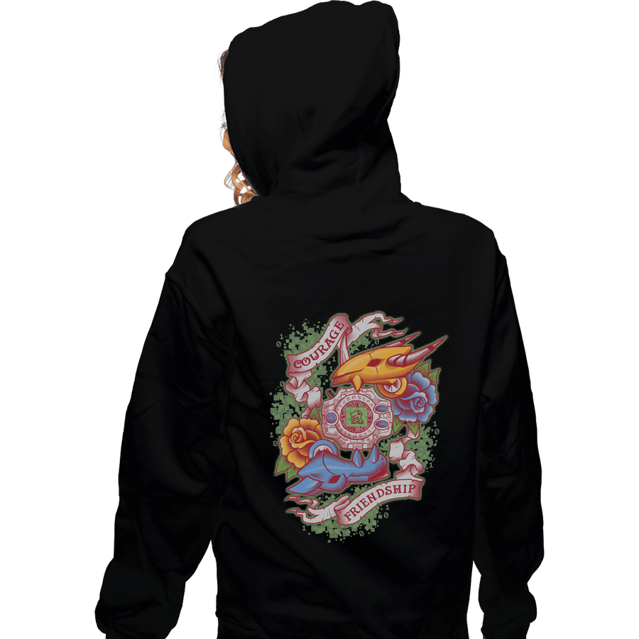 Shirts Zippered Hoodies, Unisex / Small / Black Digital Destiny