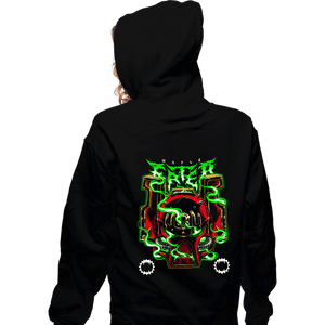 Daily_Deal_Shirts Zippered Hoodies, Unisex / Small / Black World Eater Metal