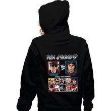Load image into Gallery viewer, Daily_Deal_Shirts Zippered Hoodies, Unisex / Small / Black Dan Aykroyd Fighter
