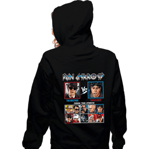 Daily_Deal_Shirts Zippered Hoodies, Unisex / Small / Black Dan Aykroyd Fighter