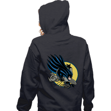 Load image into Gallery viewer, Daily_Deal_Shirts Zippered Hoodies, Unisex / Small / Dark Heather Bat 300
