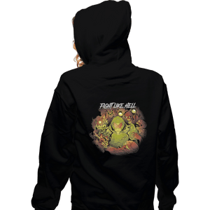 Shirts Zippered Hoodies, Unisex / Small / Black Fight Like Hell