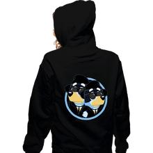 Load image into Gallery viewer, Daily_Deal_Shirts Zippered Hoodies, Unisex / Small / Black The Bluesy Brothers
