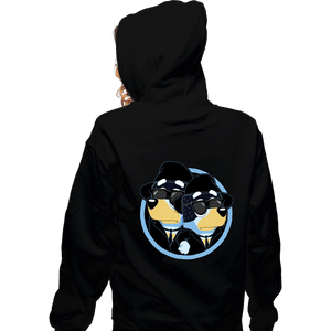 Daily_Deal_Shirts Zippered Hoodies, Unisex / Small / Black The Bluesy Brothers