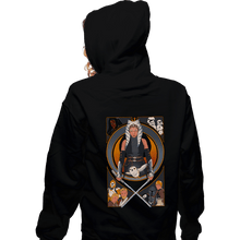Load image into Gallery viewer, Daily_Deal_Shirts Zippered Hoodies, Unisex / Small / Black The Warrior
