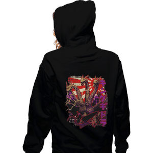 Shirts Zippered Hoodies, Unisex / Small / Black Pop Ghidorah