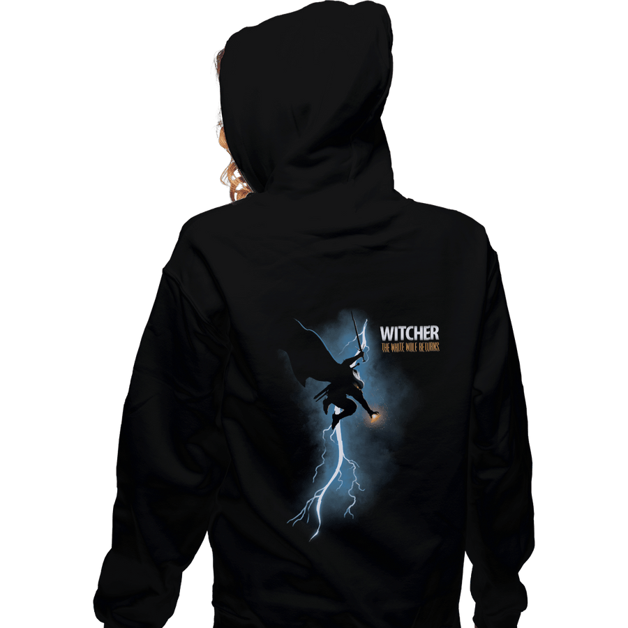 Shirts Zippered Hoodies, Unisex / Small / Black The White Wolf Returns