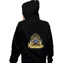 Load image into Gallery viewer, Shirts Zippered Hoodies, Unisex / Small / Black Gold Throne
