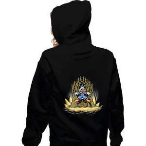 Shirts Zippered Hoodies, Unisex / Small / Black Gold Throne