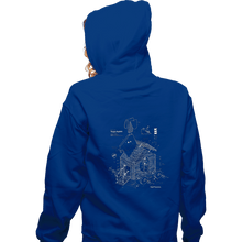Load image into Gallery viewer, Shirts Zippered Hoodies, Unisex / Small / Royal Blue Trojan Rabbit
