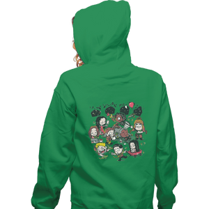 Shirts Zippered Hoodies, Unisex / Small / Irish Green Fireflys