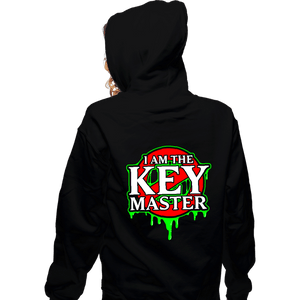 Daily_Deal_Shirts Zippered Hoodies, Unisex / Small / Black The Keymaster