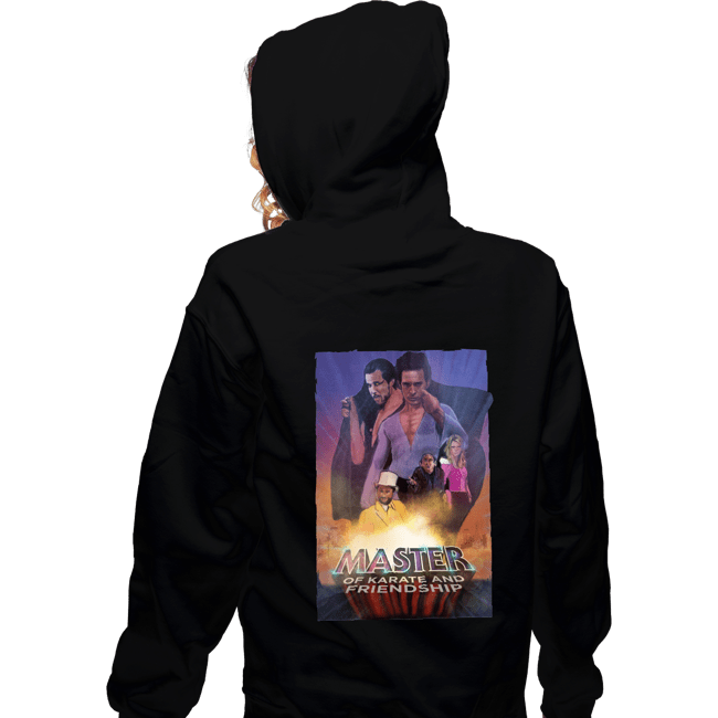Daily_Deal_Shirts Zippered Hoodies, Unisex / Small / Black Master of Karate And Friendship