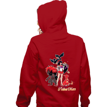 Load image into Gallery viewer, Secret_Shirts Zippered Hoodies, Unisex / Small / Red Pretty Guardian Trainer Rei Hino
