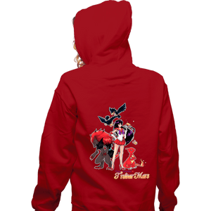 Secret_Shirts Zippered Hoodies, Unisex / Small / Red Pretty Guardian Trainer Rei Hino
