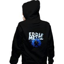 Load image into Gallery viewer, Shirts Zippered Hoodies, Unisex / Small / Black Eddie Metal
