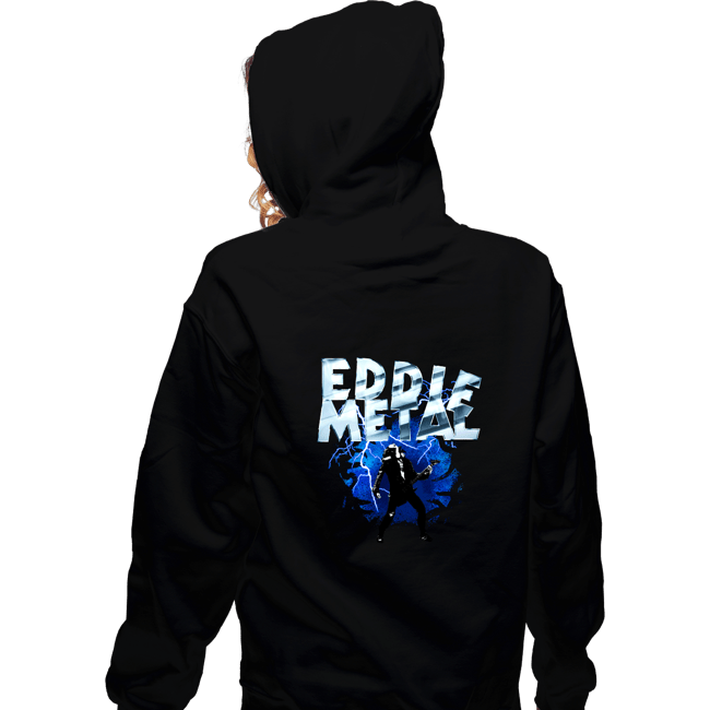 Shirts Zippered Hoodies, Unisex / Small / Black Eddie Metal