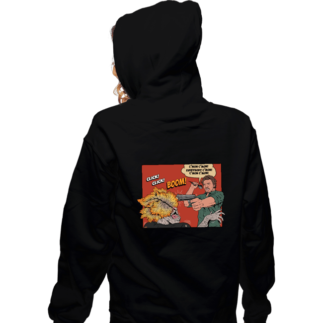 Daily_Deal_Shirts Zippered Hoodies, Unisex / Small / Black Click Click Boom!