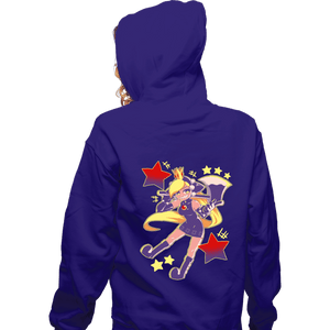 Daily_Deal_Shirts Zippered Hoodies, Unisex / Small / Violet Doppleganger