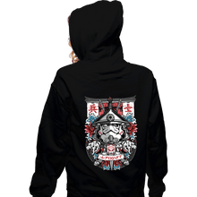 Load image into Gallery viewer, Shirts Zippered Hoodies, Unisex / Small / Black Samurai Trooper
