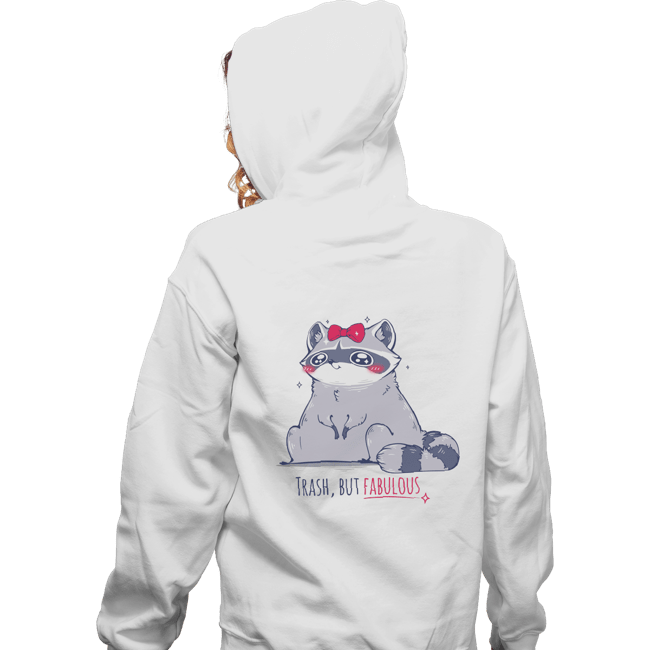 Shirts Zippered Hoodies, Unisex / Small / White Trash But Fabulous