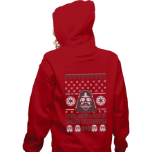 Load image into Gallery viewer, Shirts Pullover Hoodies, Unisex / Small / Red Vader Christmas
