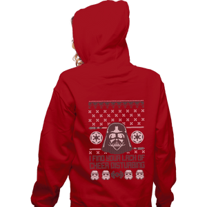 Shirts Pullover Hoodies, Unisex / Small / Red Vader Christmas