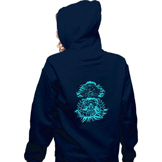 Daily_Deal_Shirts Zippered Hoodies, Unisex / Small / Navy Skyward