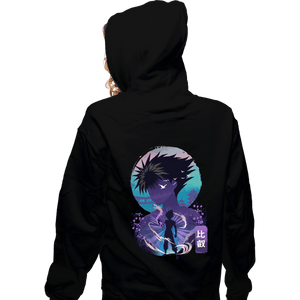 Daily_Deal_Shirts Zippered Hoodies, Unisex / Small / Black Hiei's Dark Dragon