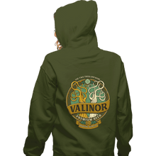 Load image into Gallery viewer, Secret_Shirts Zippered Hoodies, Unisex / Small / Military Green Eternal Brew
