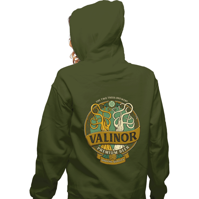 Secret_Shirts Zippered Hoodies, Unisex / Small / Military Green Eternal Brew