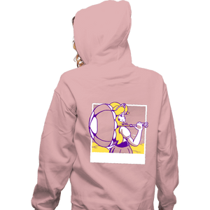 Shirts Zippered Hoodies, Unisex / Small / Red Summer Peach