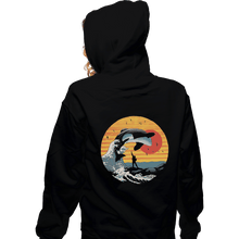 Load image into Gallery viewer, Shirts Zippered Hoodies, Unisex / Small / Black The Great Killer Whale
