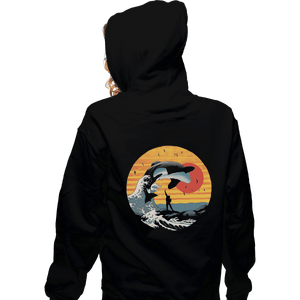 Shirts Zippered Hoodies, Unisex / Small / Black The Great Killer Whale