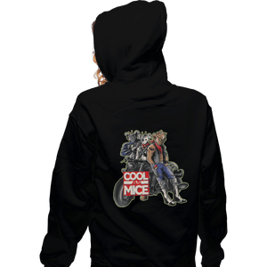 Shirts Zippered Hoodies, Unisex / Small / Black Cool As Mice