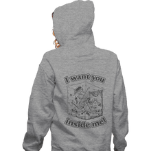 Load image into Gallery viewer, Shirts Zippered Hoodies, Unisex / Small / Sports Grey I Want You Inside Me
