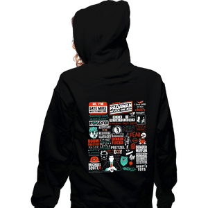 Shirts Zippered Hoodies, Unisex / Small / Black All Things Office
