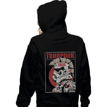 Load image into Gallery viewer, Shirts Zippered Hoodies, Unisex / Small / Black Troopunk
