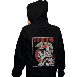 Shirts Zippered Hoodies, Unisex / Small / Black Troopunk