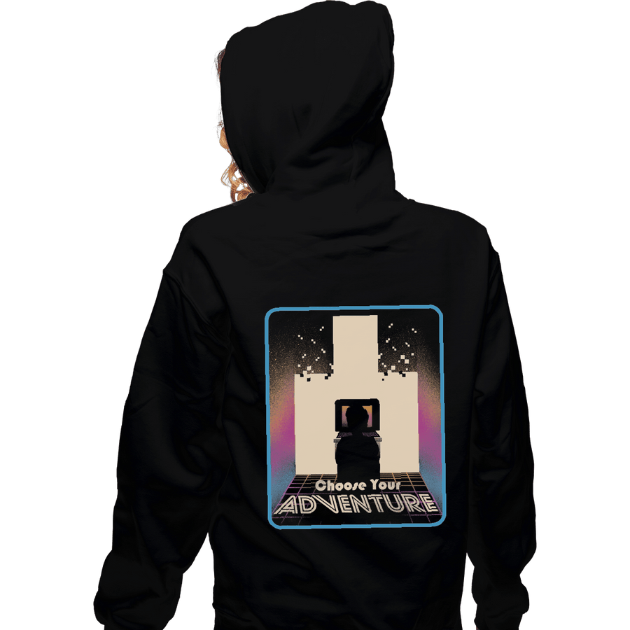 Shirts Zippered Hoodies, Unisex / Small / Black Choose Your Adventure