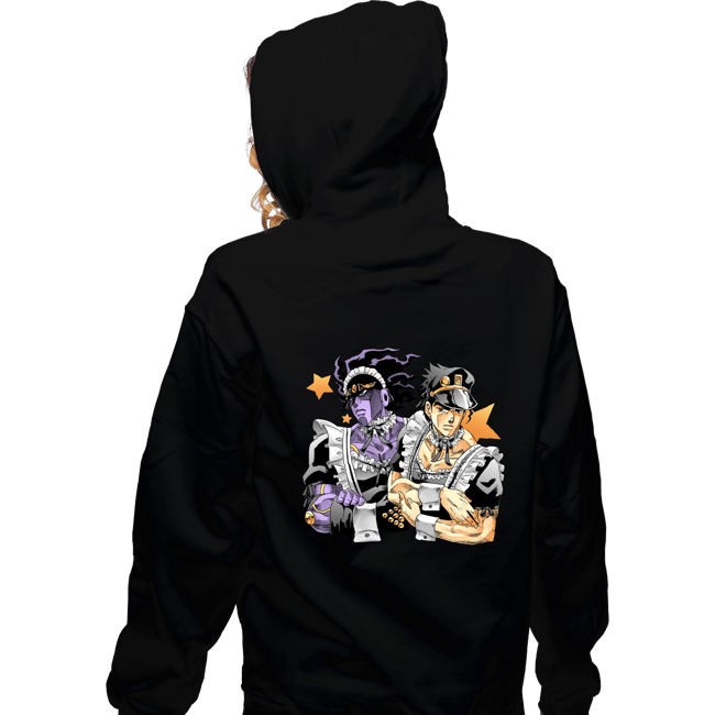 Daily_Deal_Shirts Zippered Hoodies, Unisex / Small / Black Maid Stand