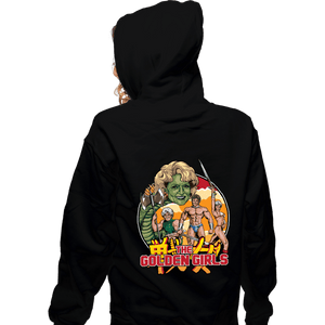 Daily_Deal_Shirts Zippered Hoodies, Unisex / Small / Black Golden Axe Girls