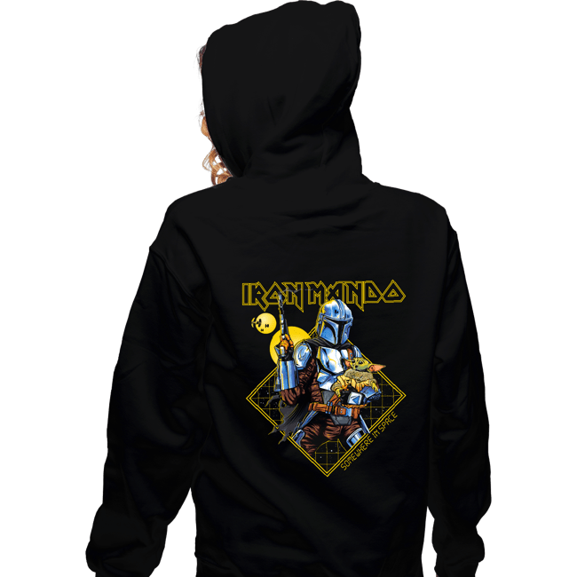 Daily_Deal_Shirts Zippered Hoodies, Unisex / Small / Black Somewhere In Space