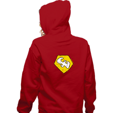 Load image into Gallery viewer, Secret_Shirts Zippered Hoodies, Unisex / Small / Red Dove Of Peace
