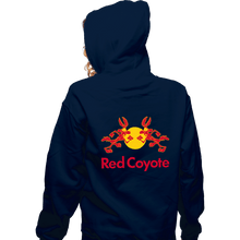 Load image into Gallery viewer, Daily_Deal_Shirts Zippered Hoodies, Unisex / Small / Navy Red Coyote
