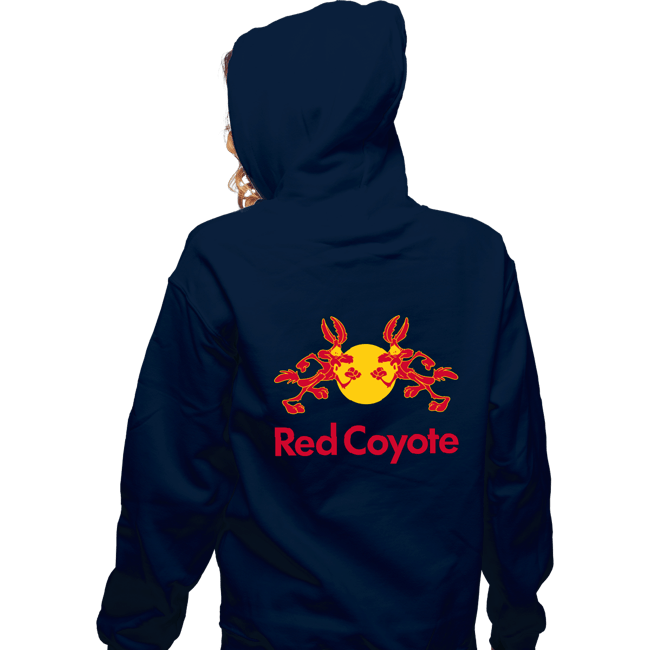 Daily_Deal_Shirts Zippered Hoodies, Unisex / Small / Navy Red Coyote