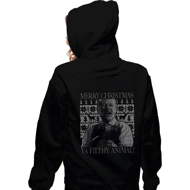 Shirts Zippered Hoodies, Unisex / Small / Black Ya Filthy Animal
