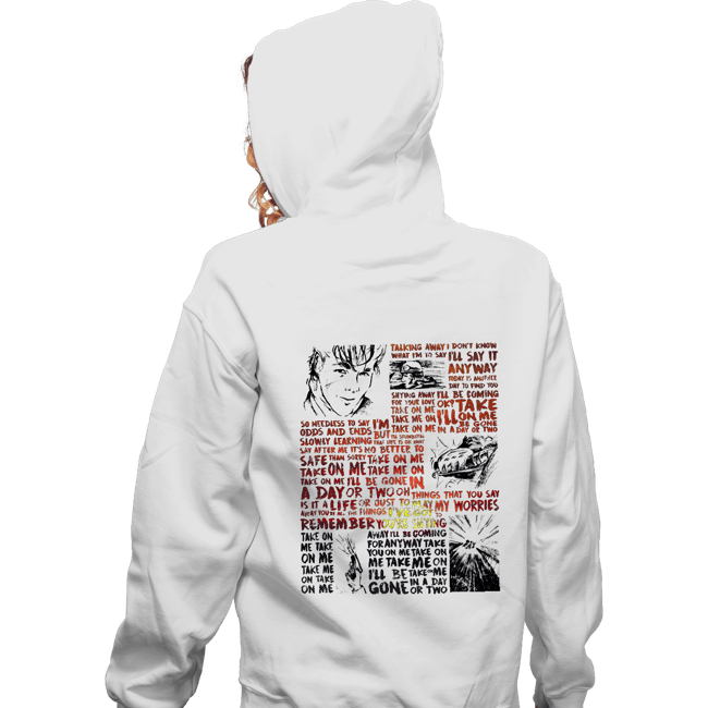 Shirts Zippered Hoodies, Unisex / Small / White Take On Me