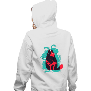 Shirts Zippered Hoodies, Unisex / Small / White Cat Shapes